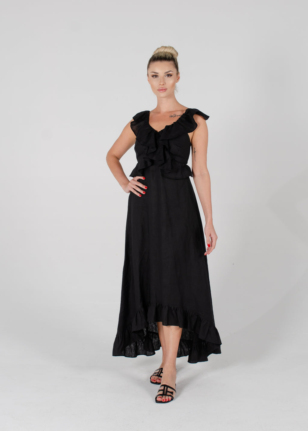 Adelle Ruffle Dress