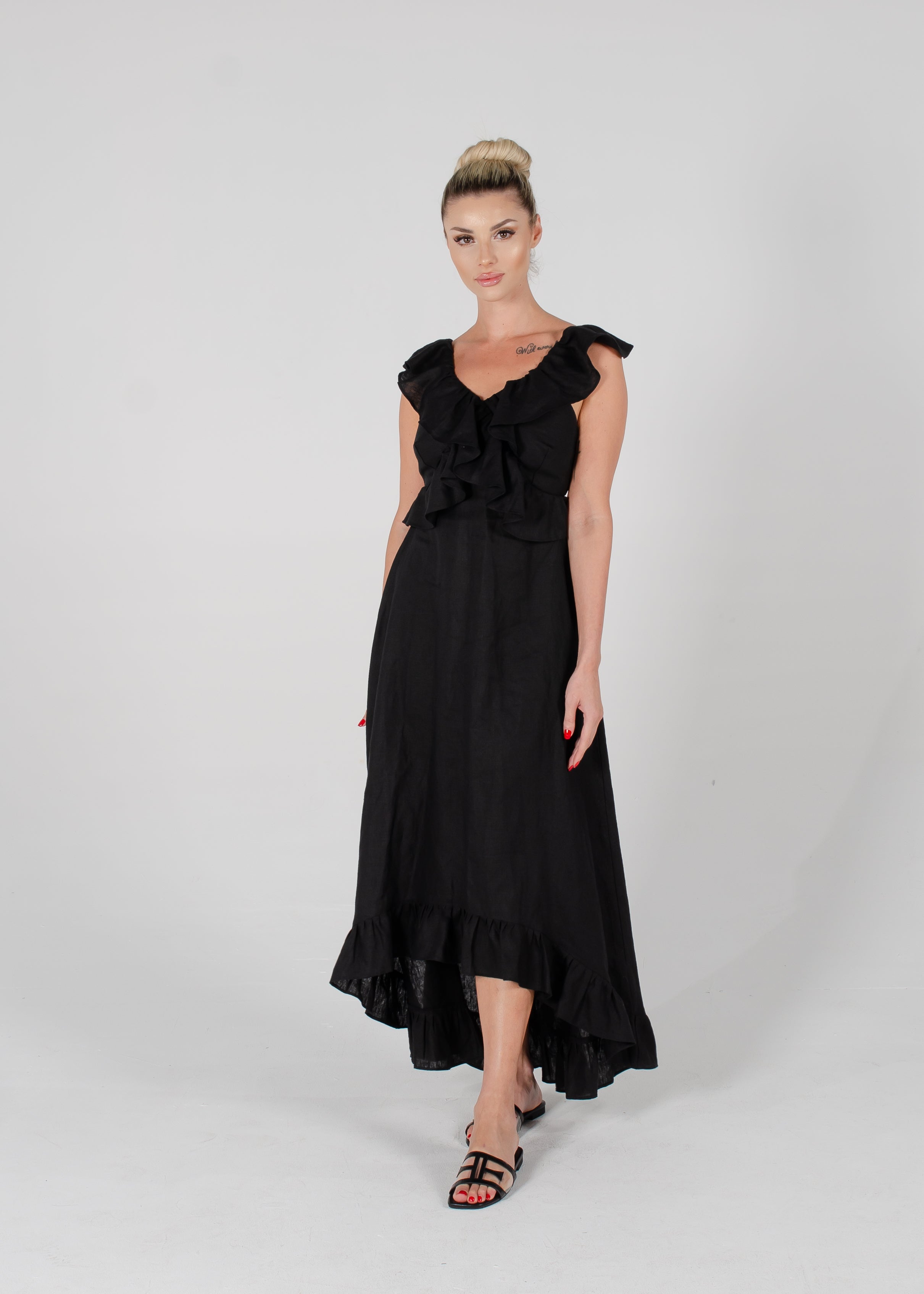 Adelle Ruffle Dress