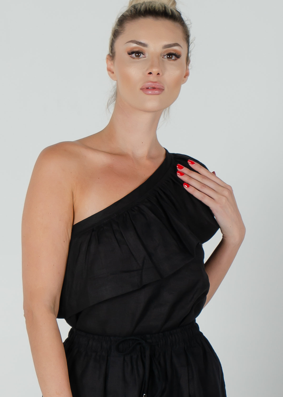 Bria One Shoulder Top