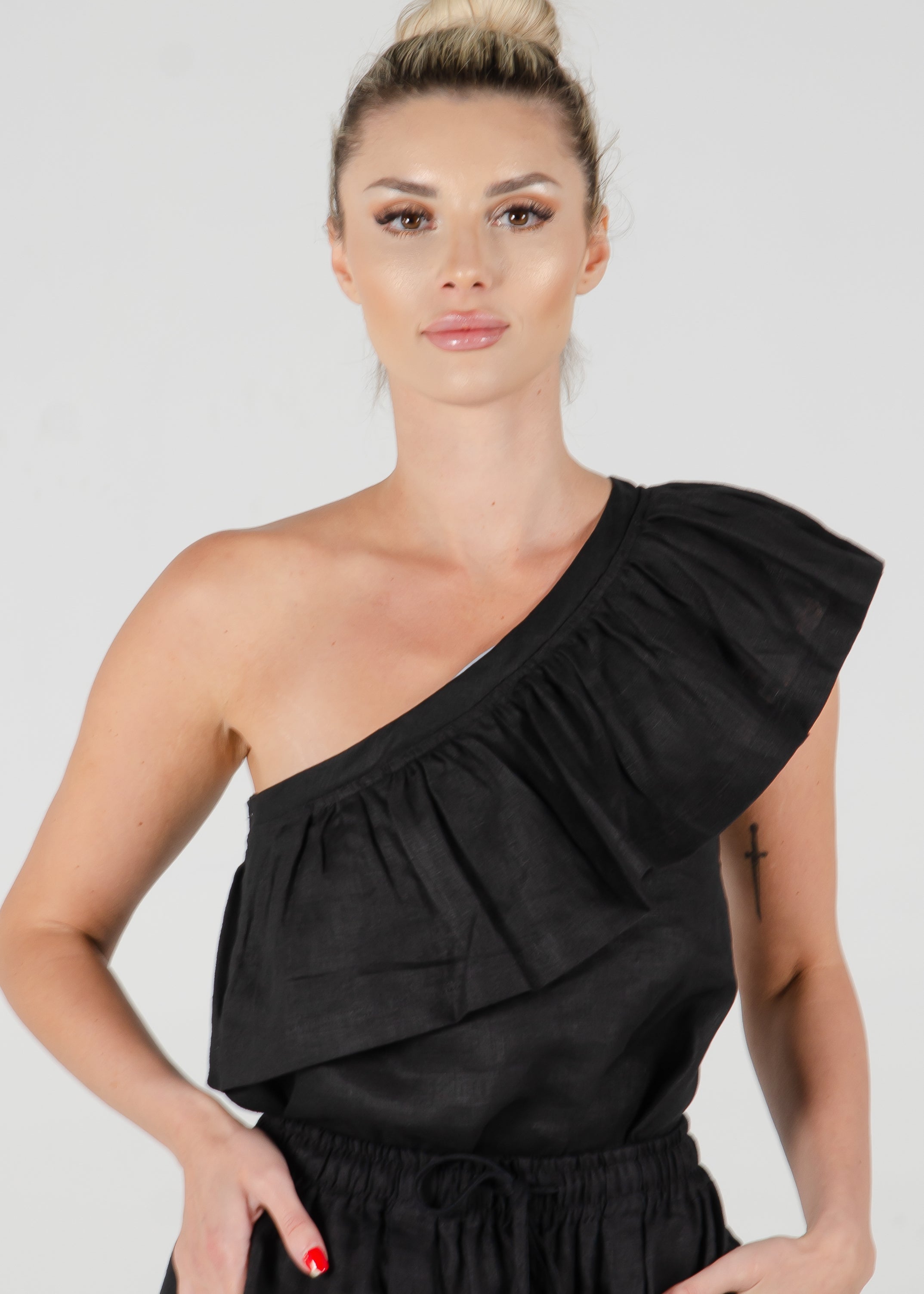 Bria One Shoulder Top