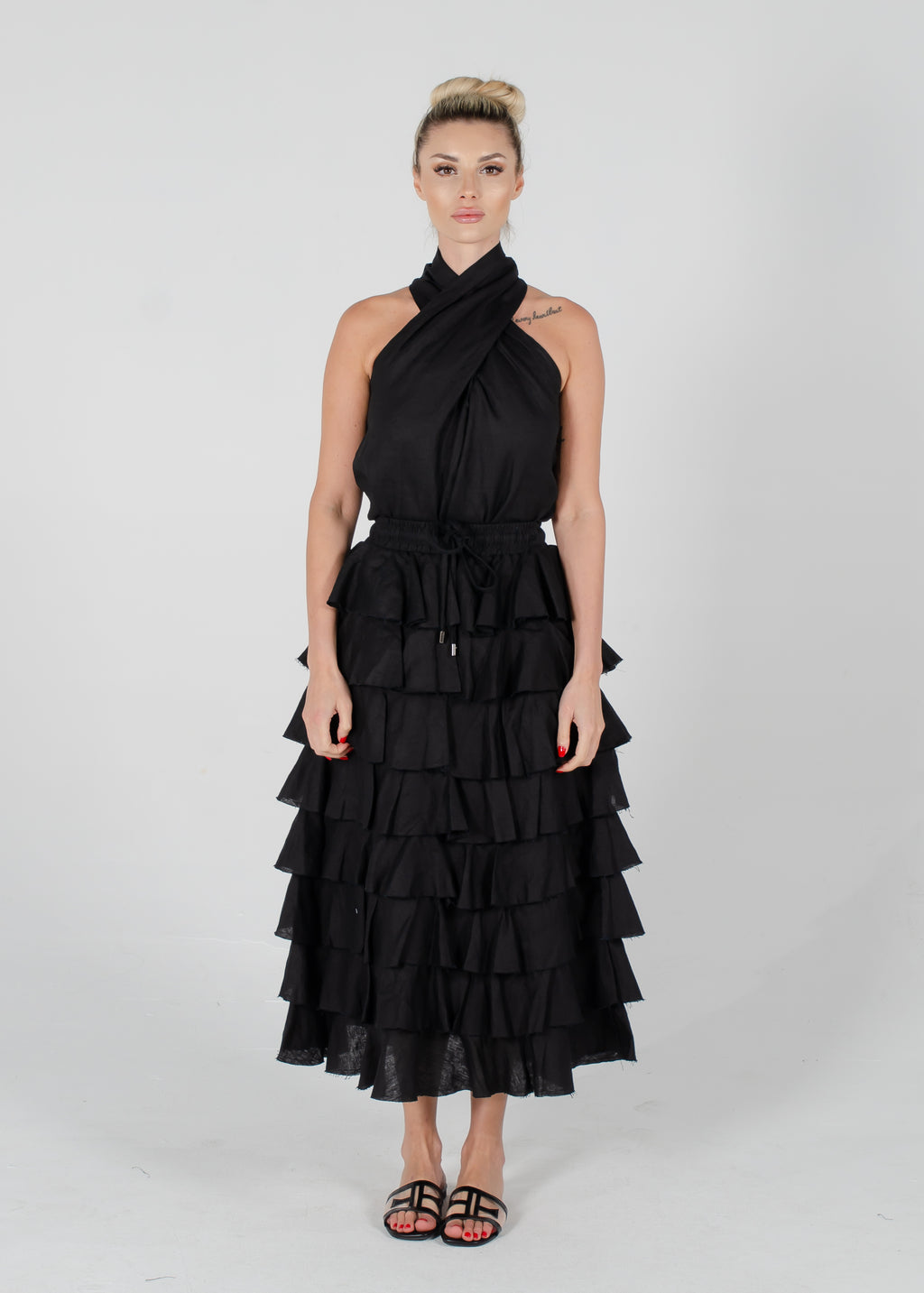 Stella Ruffle Skirt (Long)