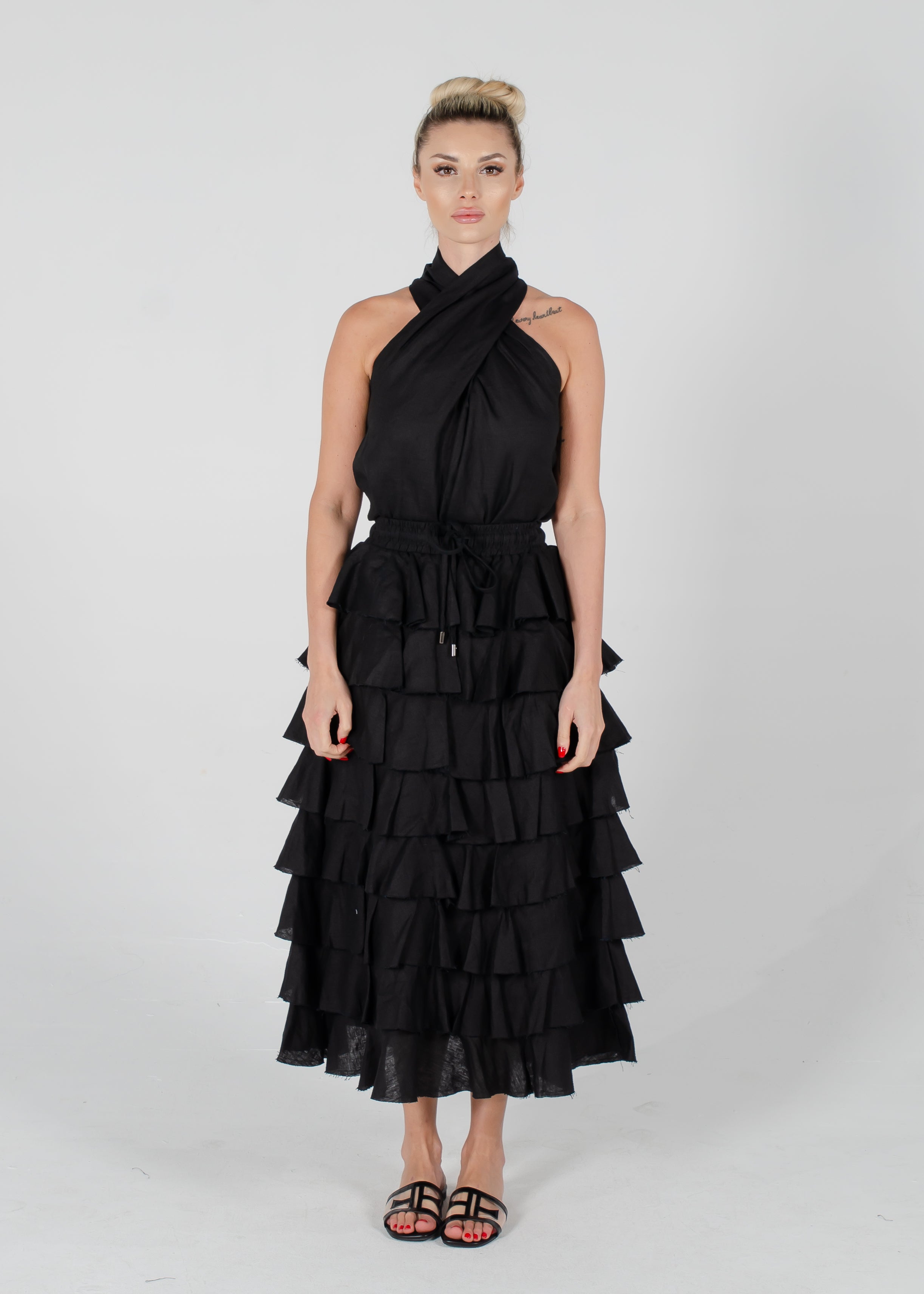 Stella Ruffle Skirt (Long)