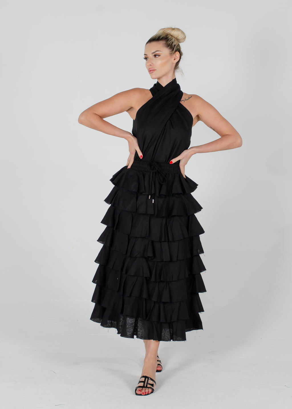 Stella Ruffle Skirt (Long)