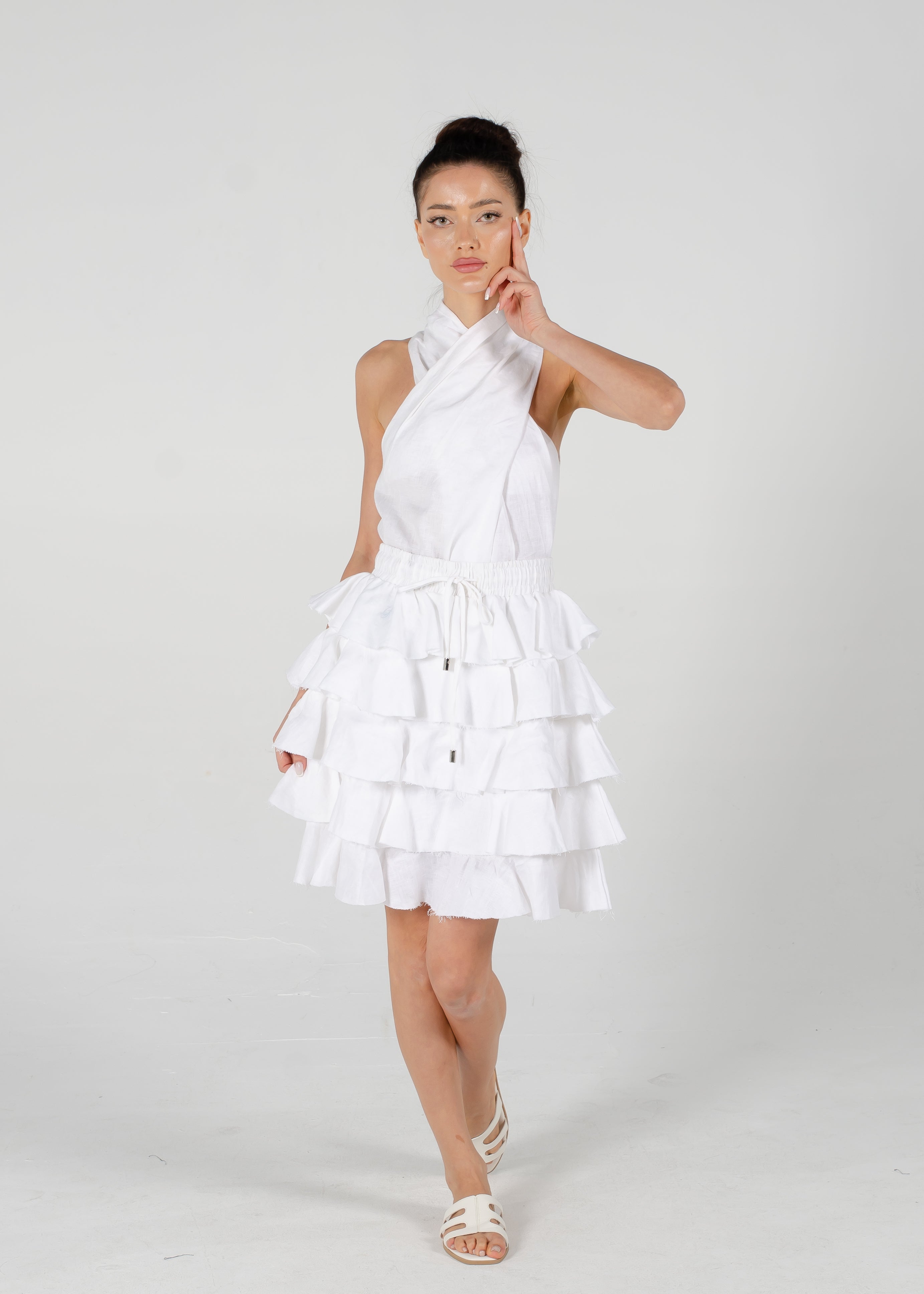 Stella Ruffle Skirt (Short)