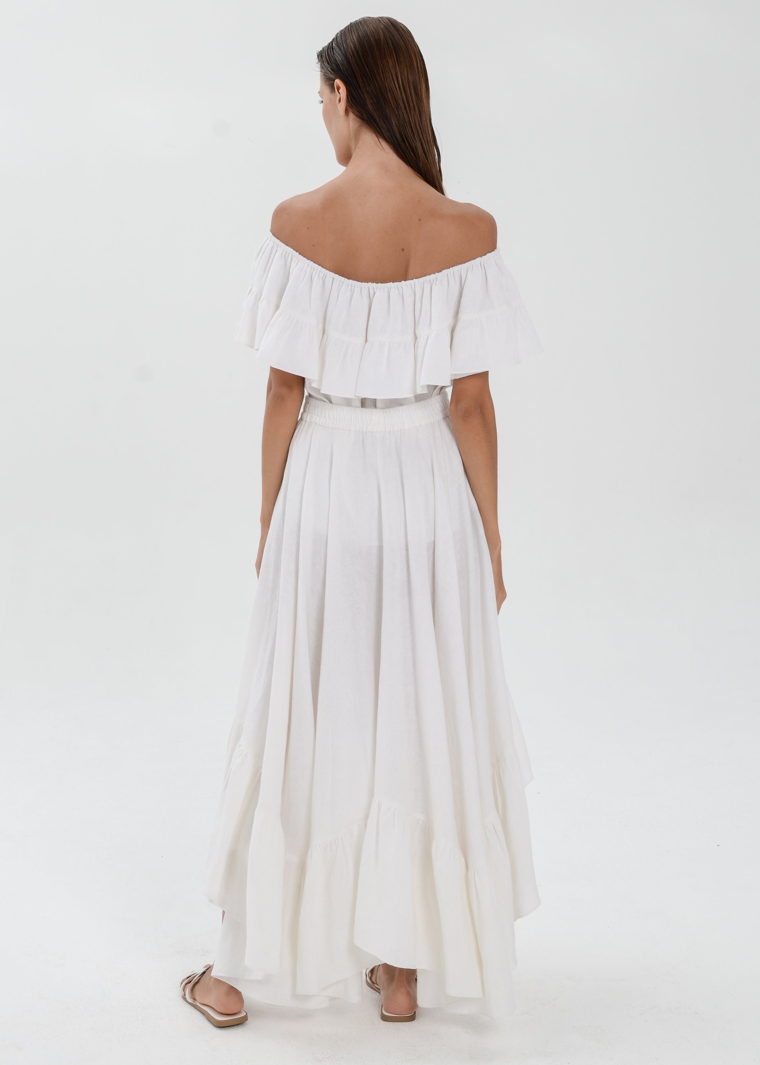 The Essence Linen Skirt - Mullet Skirt