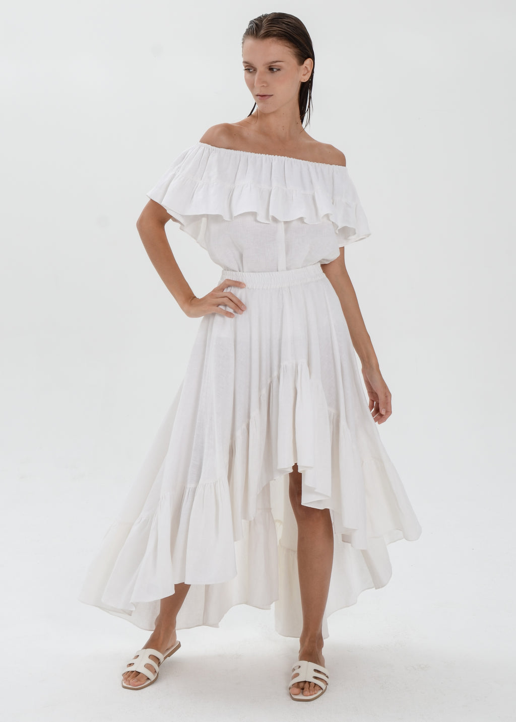 The Essence Linen Skirt - Mullet Skirt