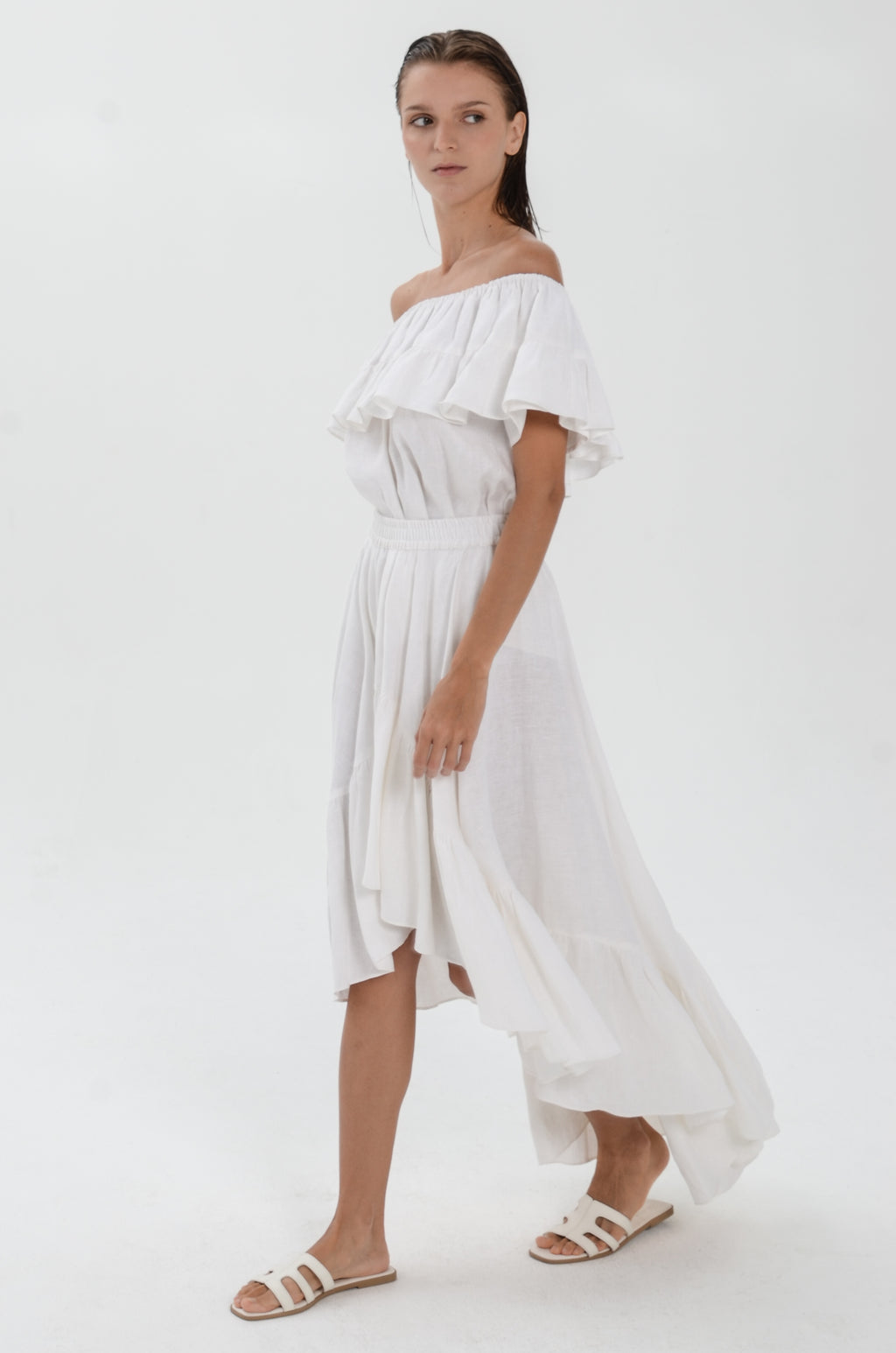 The Essence Linen Skirt - Mullet Skirt
