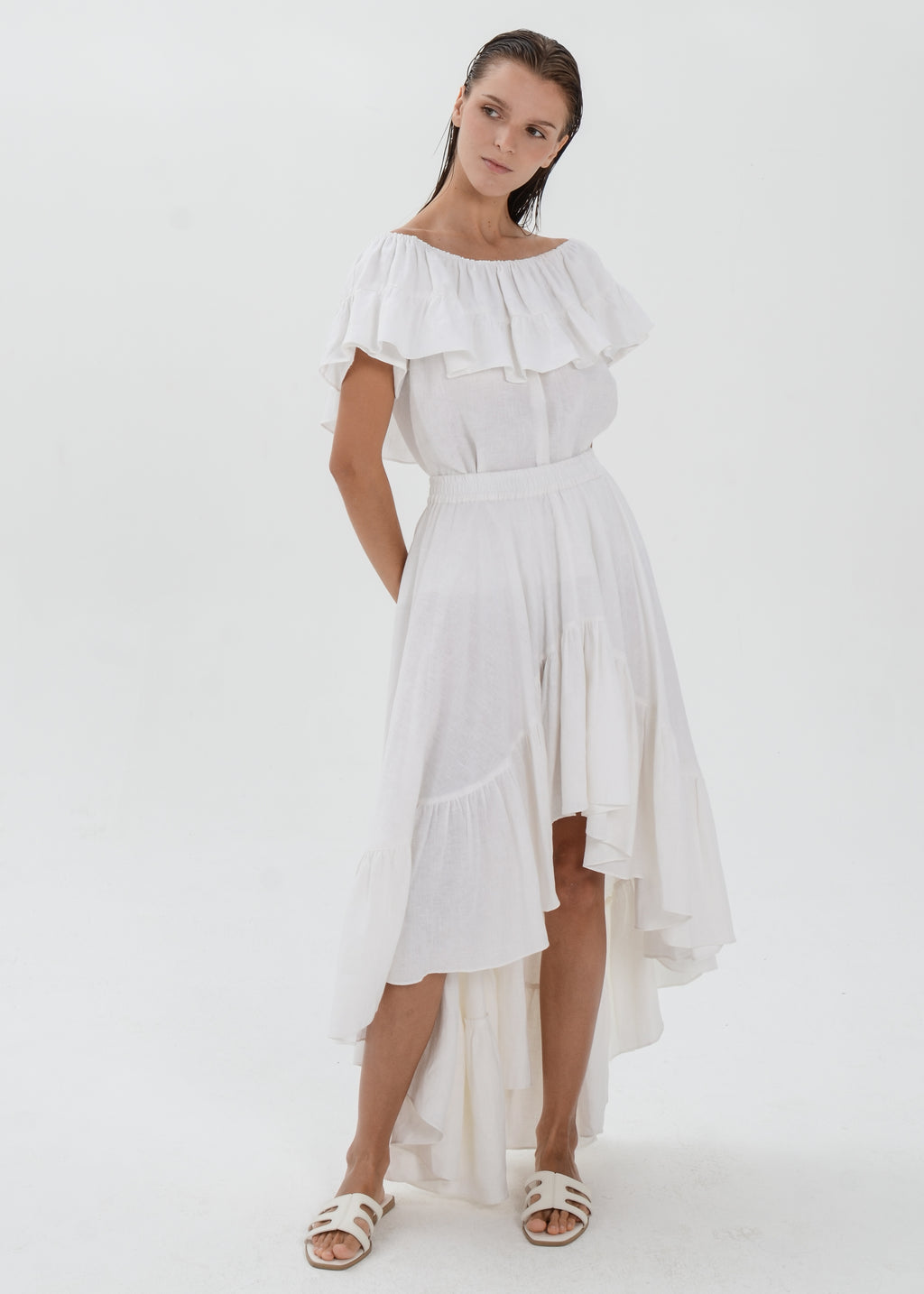 The Essence Linen Skirt - Mullet Skirt