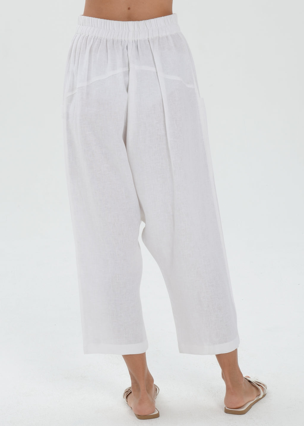 The Essence Linen Pants - Harem Pants