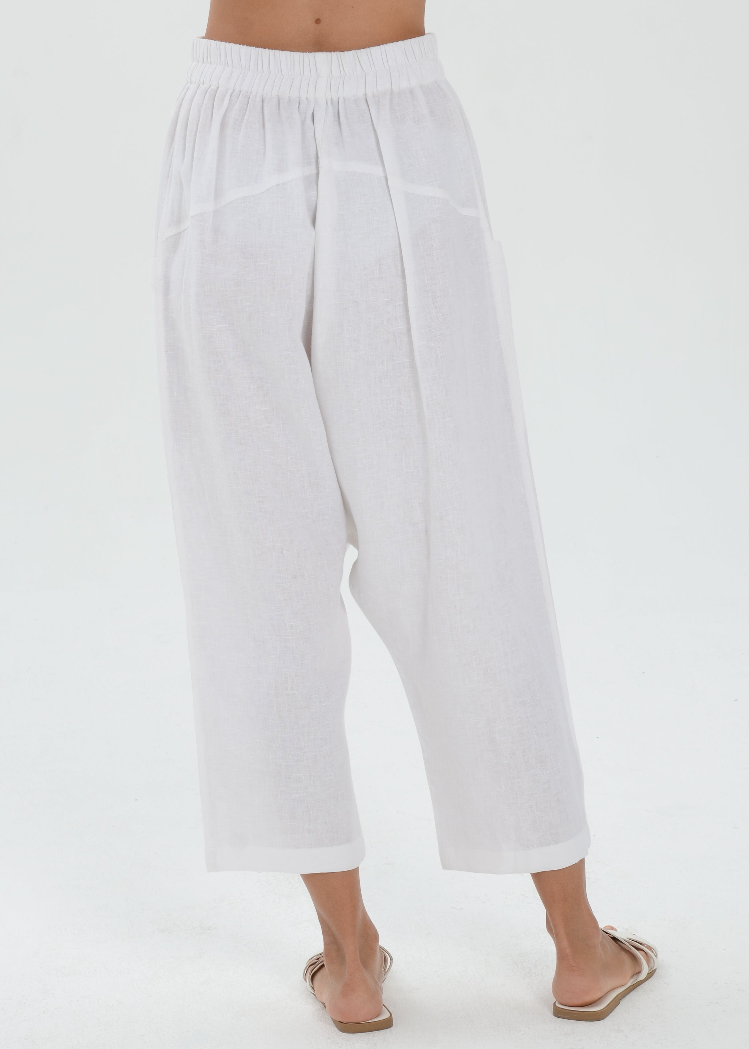 The Essence Linen Pants - Harem Pants
