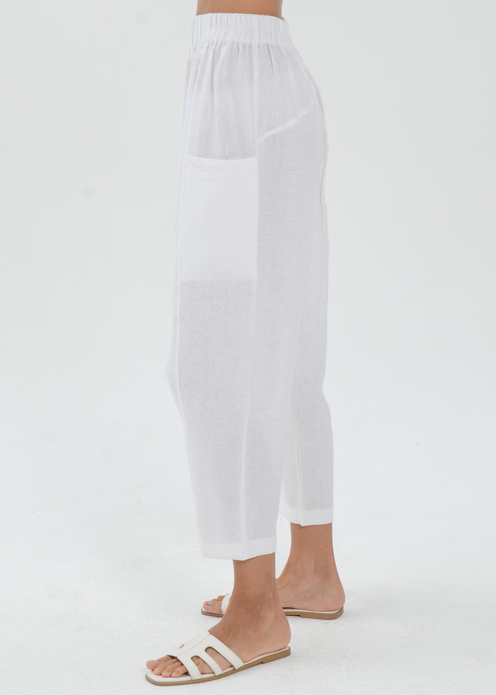 The Essence Linen Pants - Harem Pants