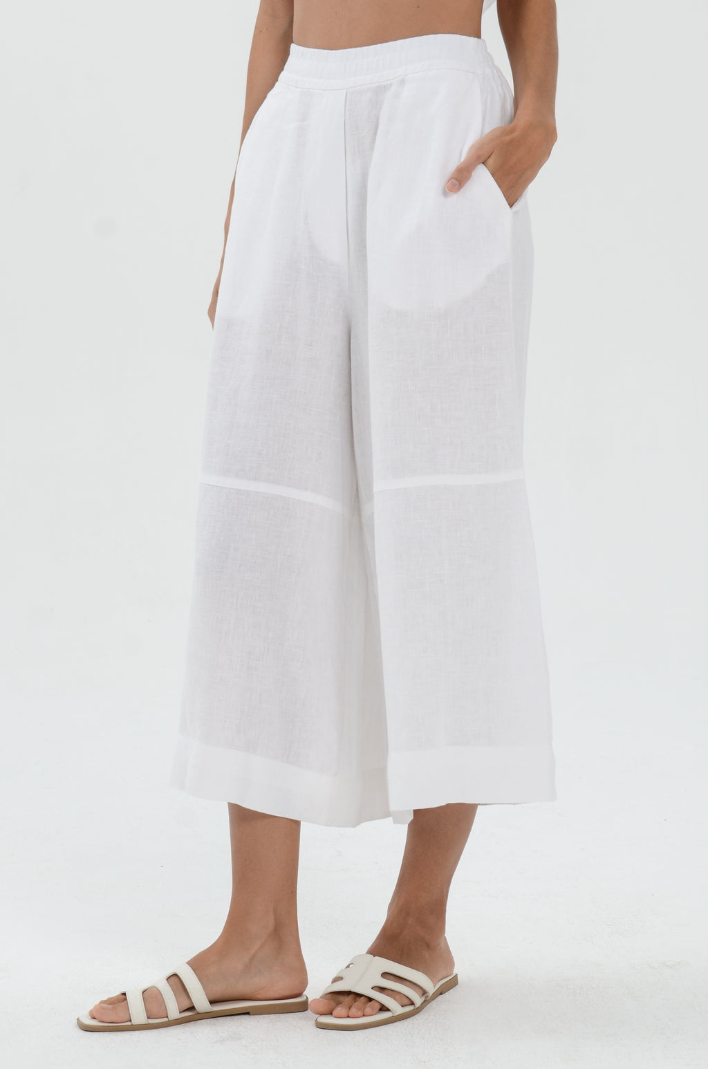 The Essence Linen Pants - Wide Leg Pants
