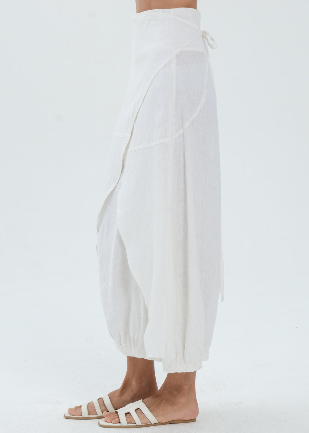 The Essence Linen Skirt - Long Wrap Around Skirt