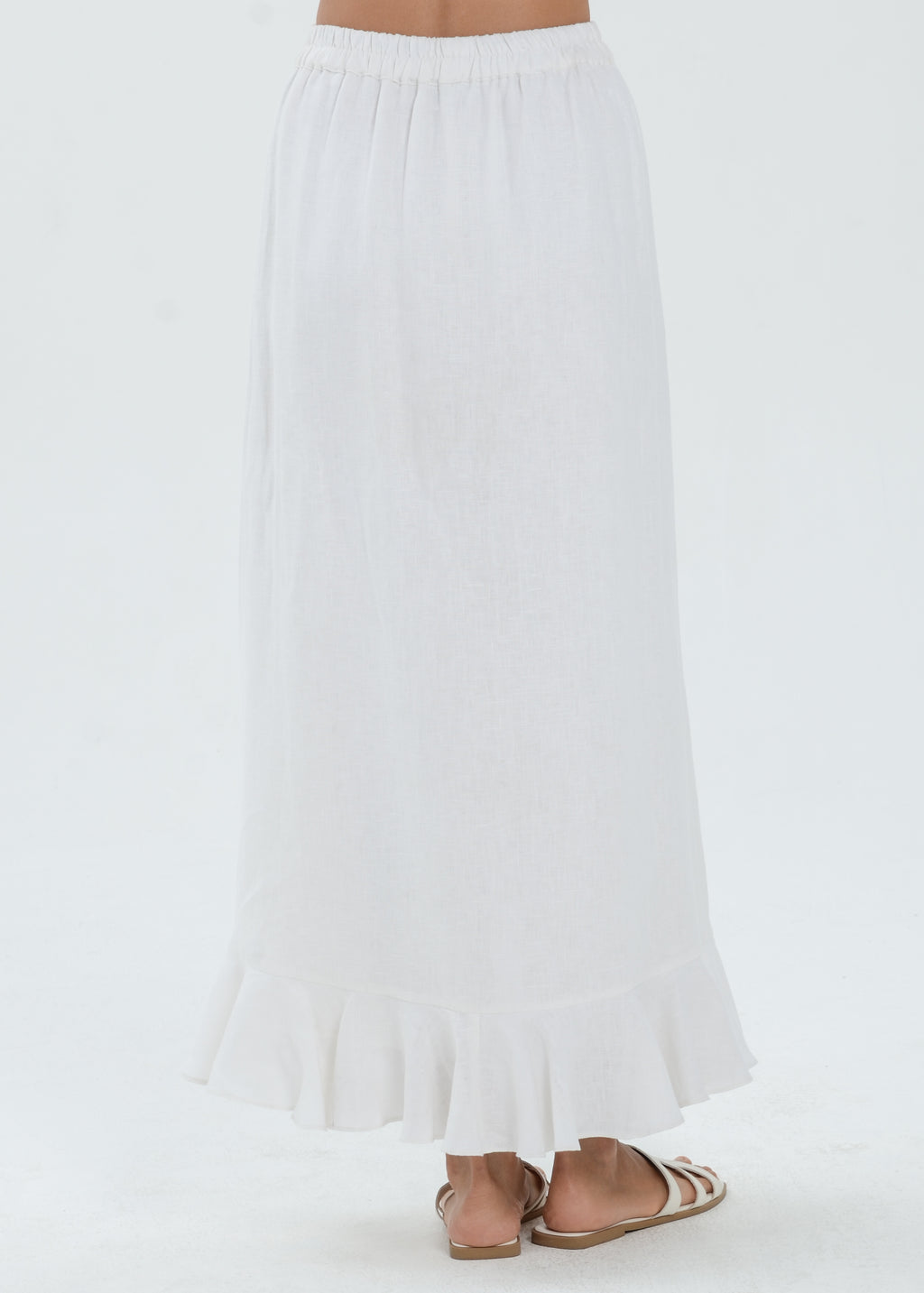The Essence Linen Skirt - Wrap Around Skirt Pants