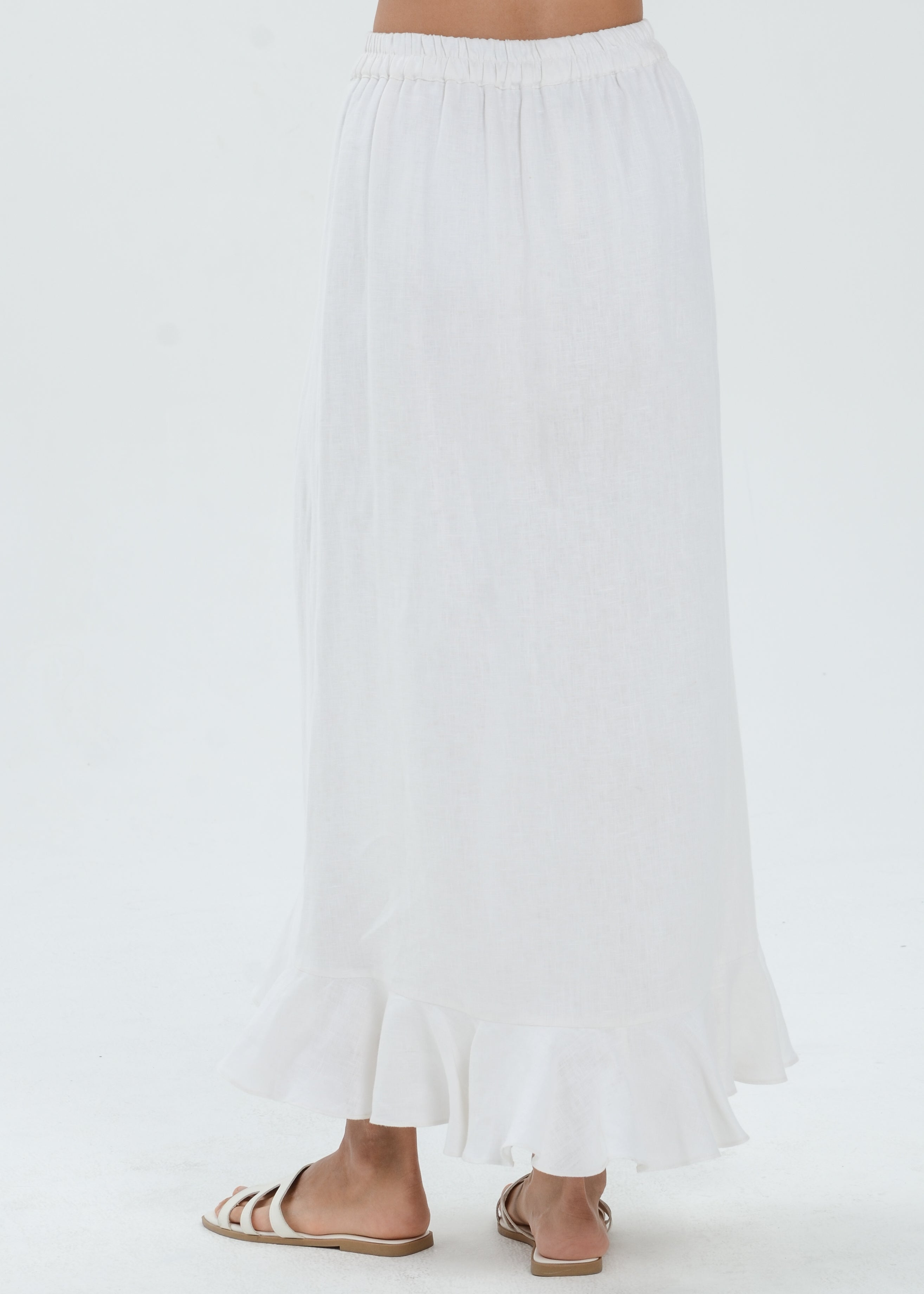 The Essence Linen Skirt - Wrap Around Skirt Pants