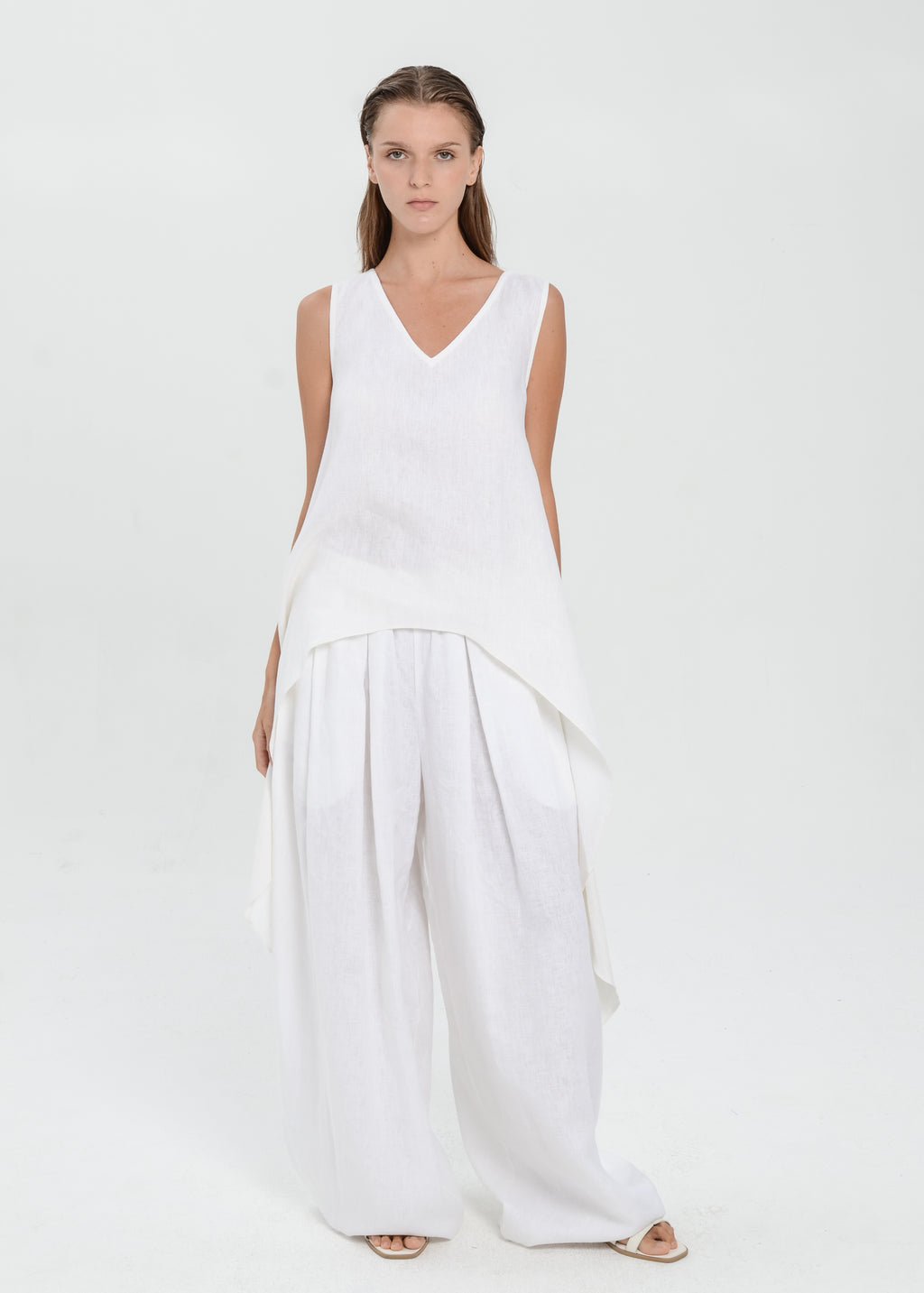 The Essence Linen Pants - Bubble Pants