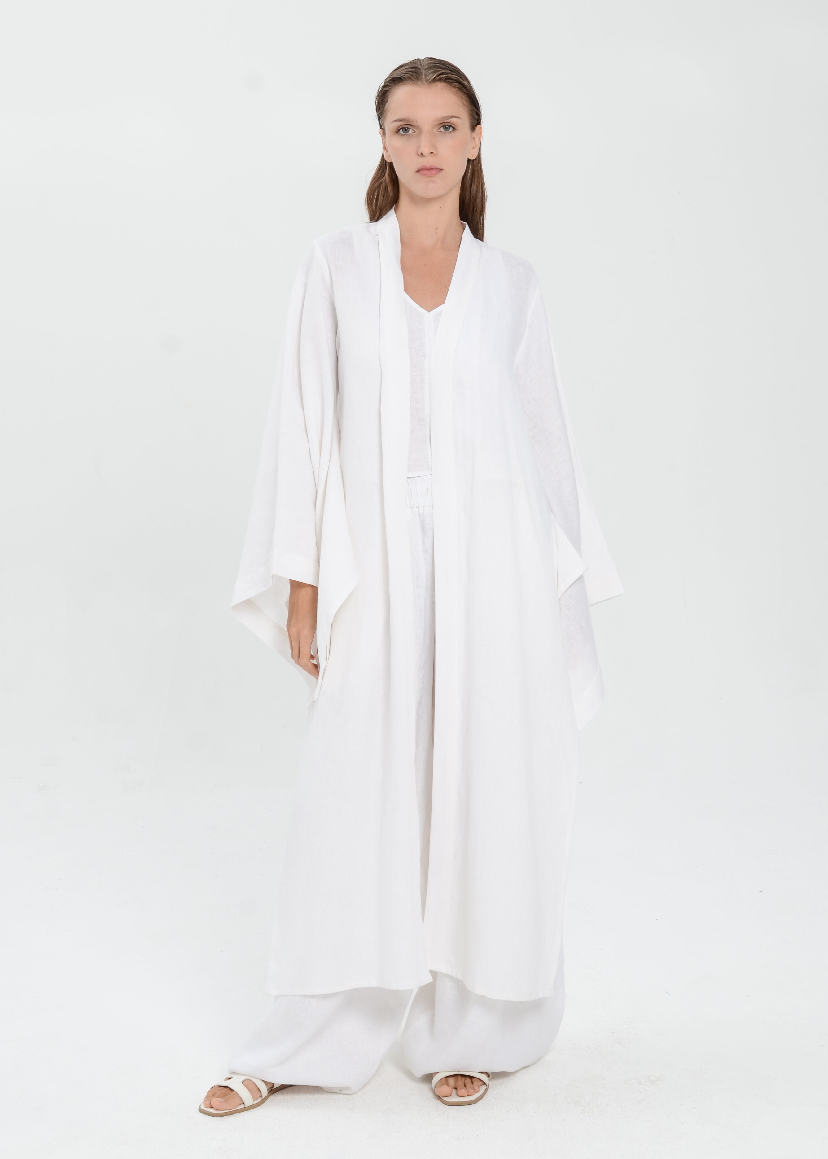 The Essence Linen Top - Batwing Abaya