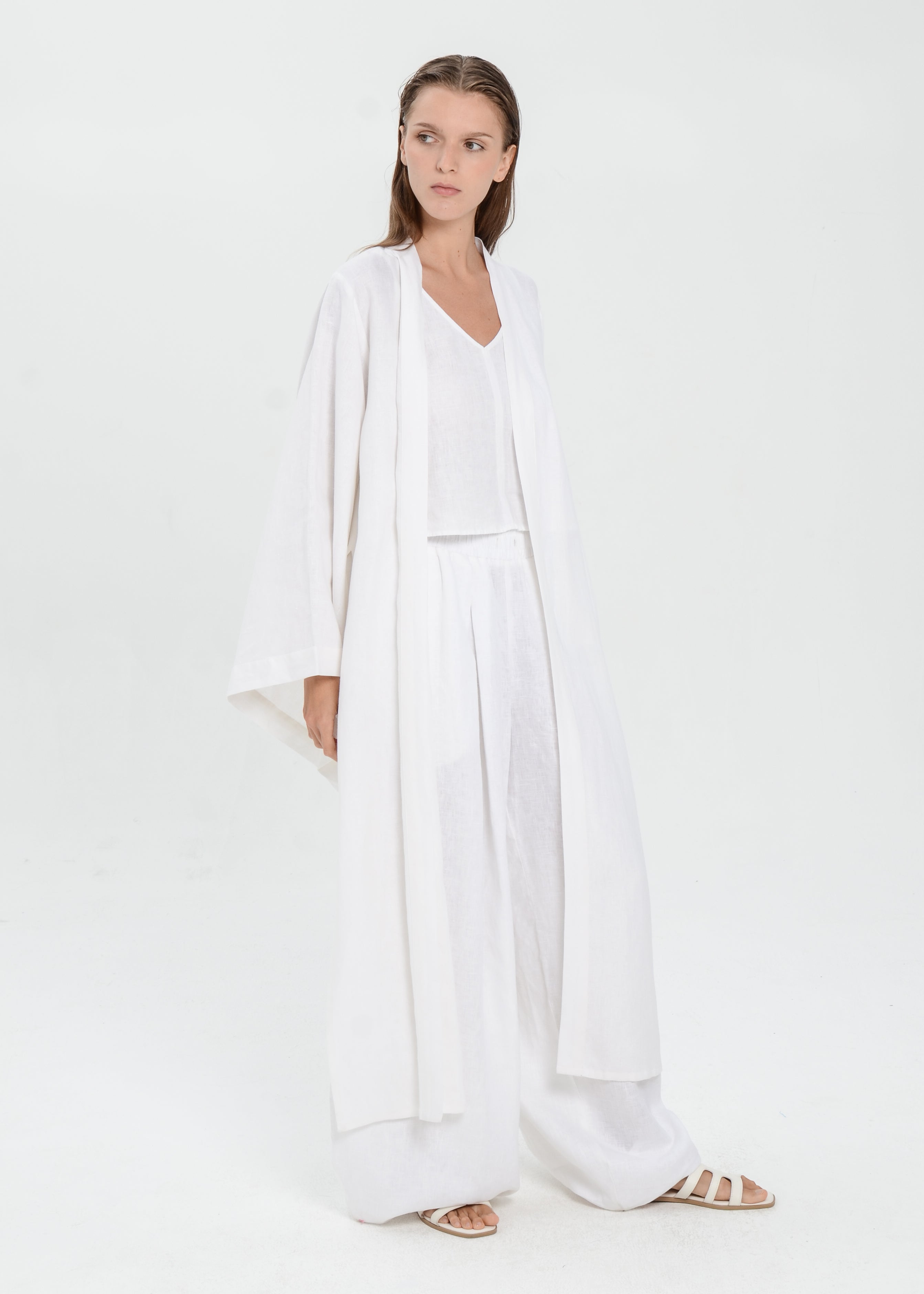 The Essence Linen Top - Batwing Abaya