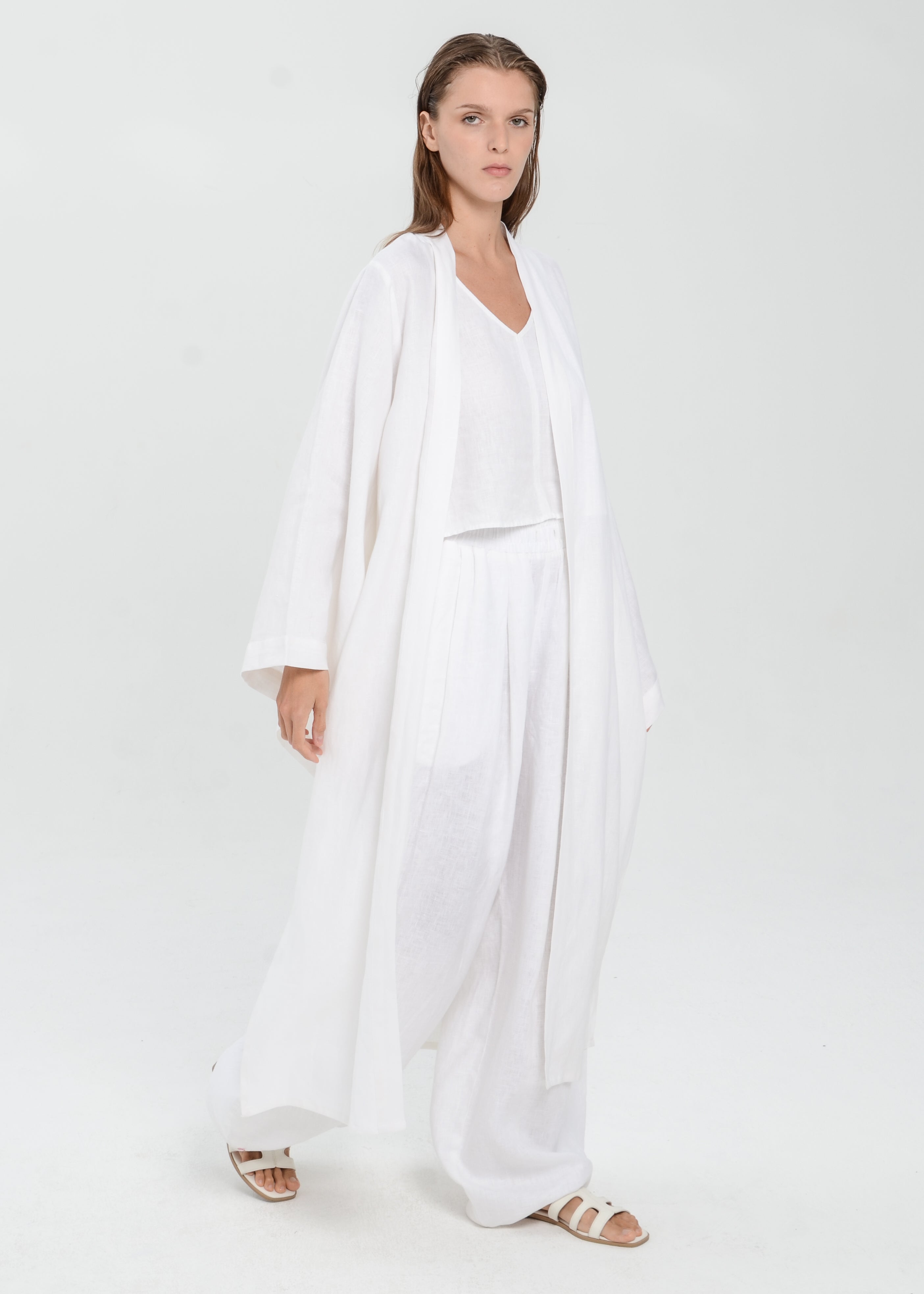 The Essence Linen Top - Batwing Abaya