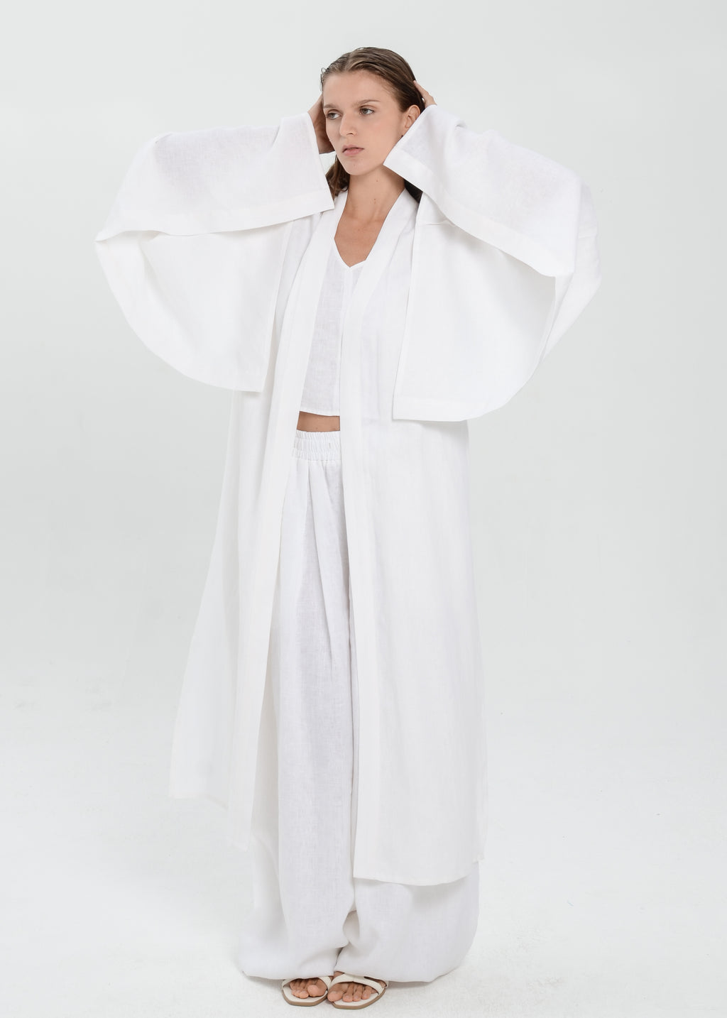 The Essence Linen Top - Batwing Abaya