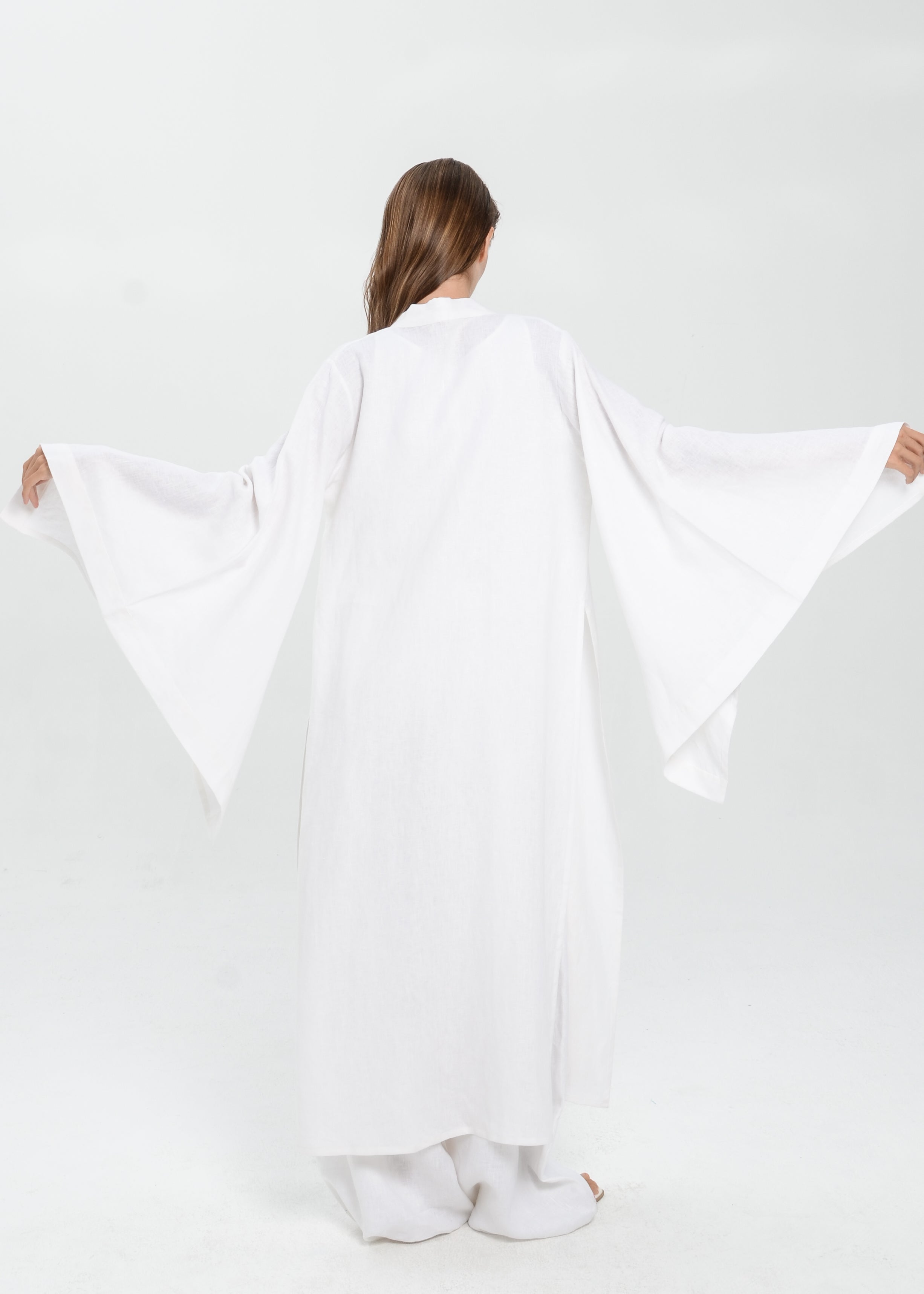 The Essence Linen Top - Batwing Abaya