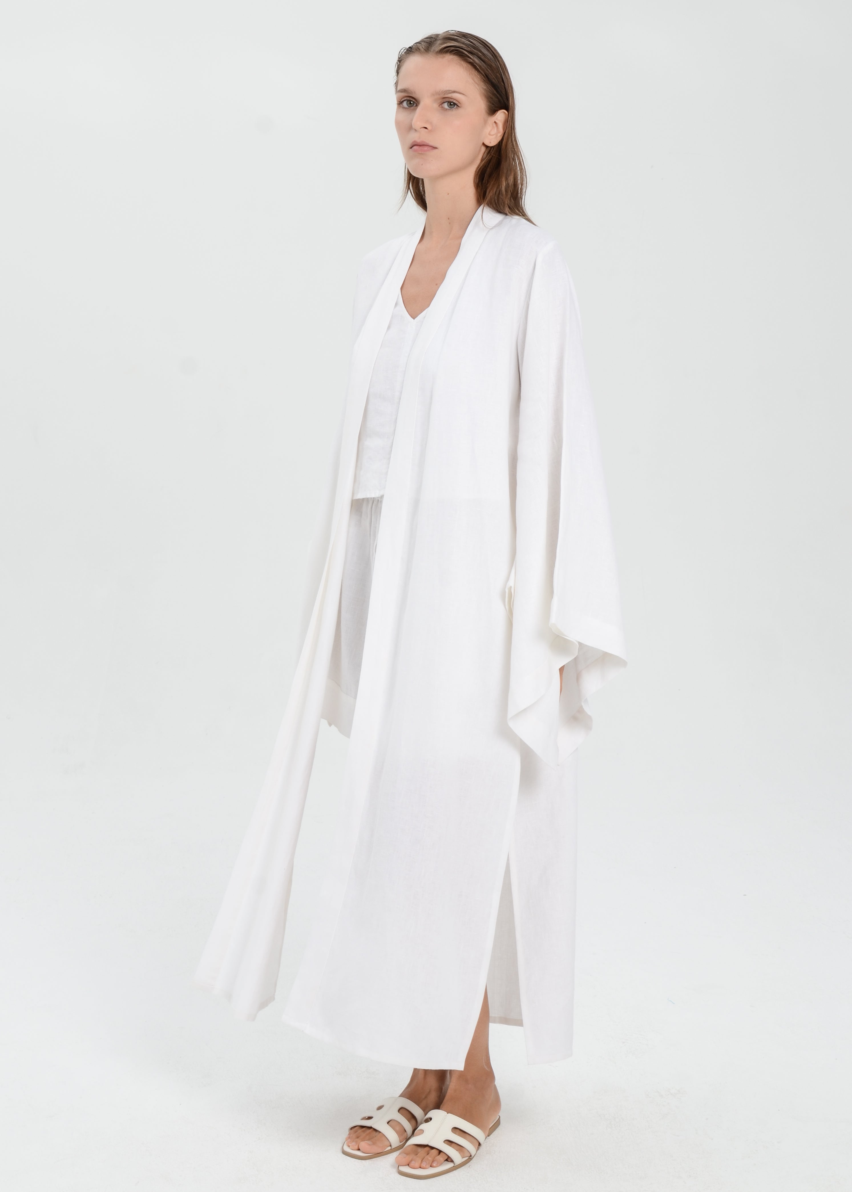 The Essence Linen Top - Batwing Abaya