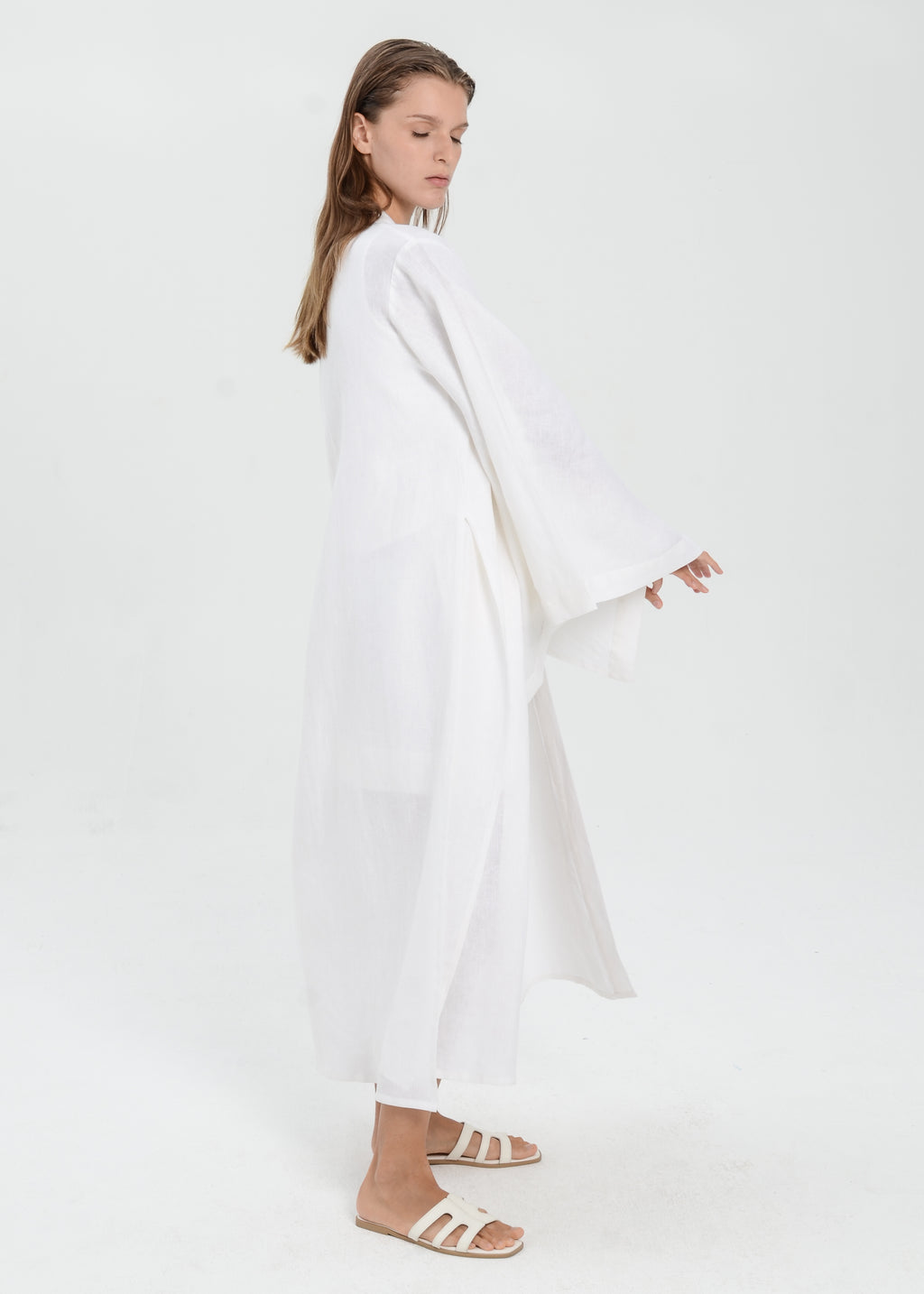 The Essence Linen Top - Batwing Abaya