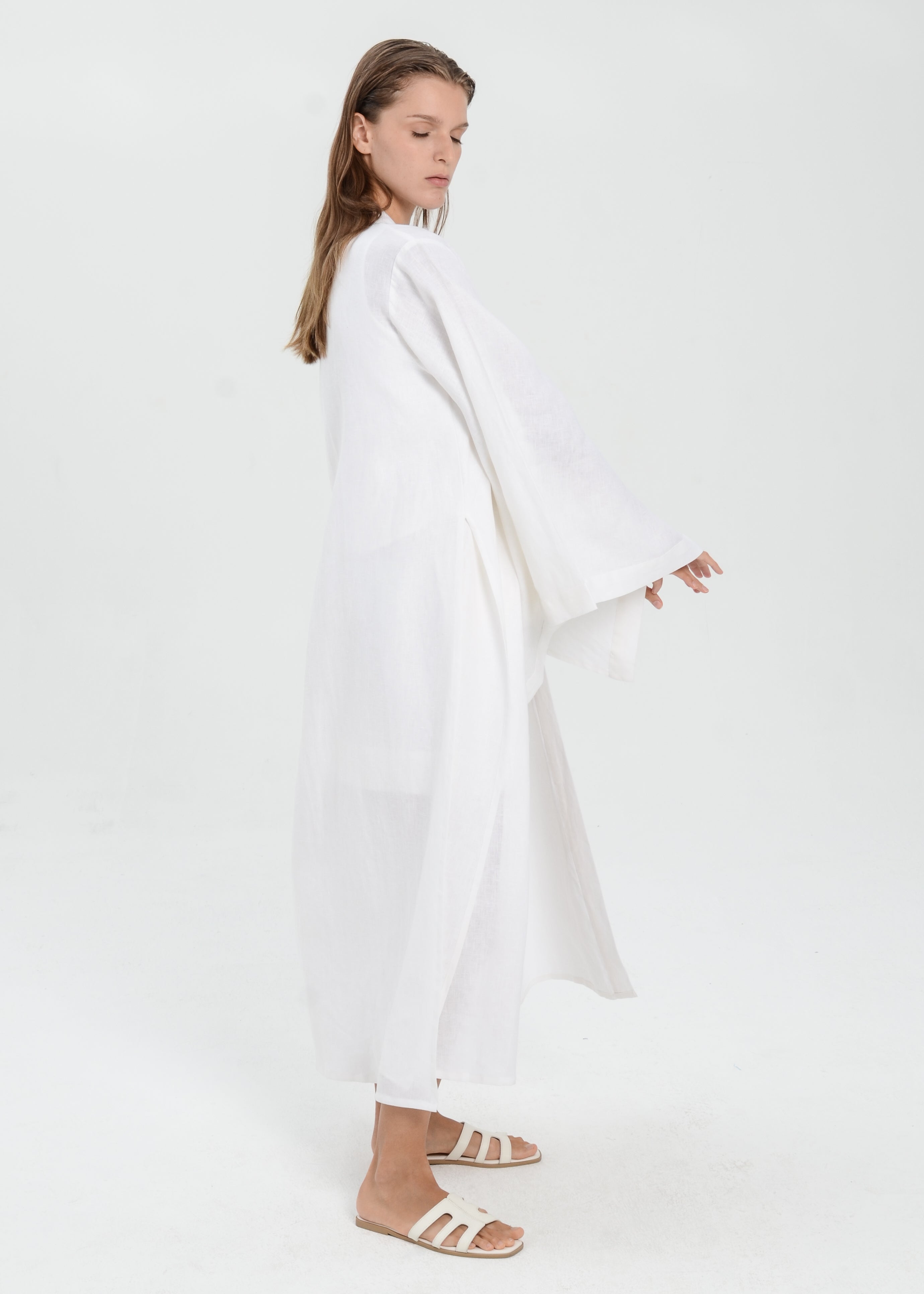 The Essence Linen Top - Batwing Abaya