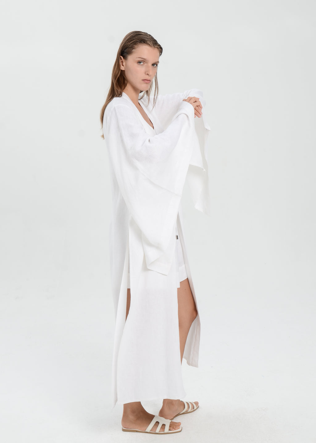 The Essence Linen Top - Batwing Abaya