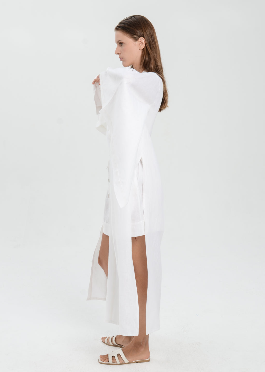 The Essence Linen Top - Batwing Abaya
