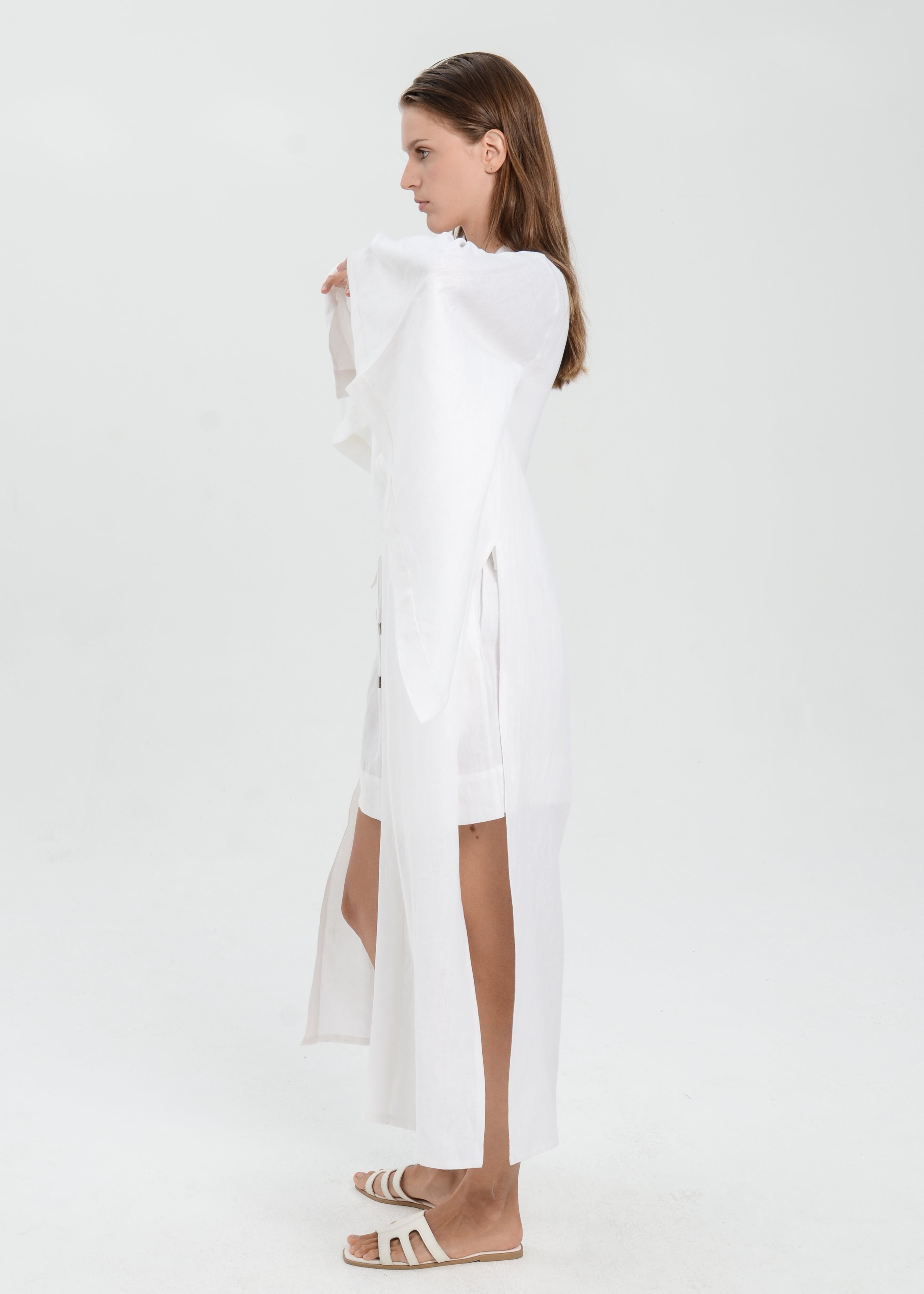 The Essence Linen Top - Batwing Abaya