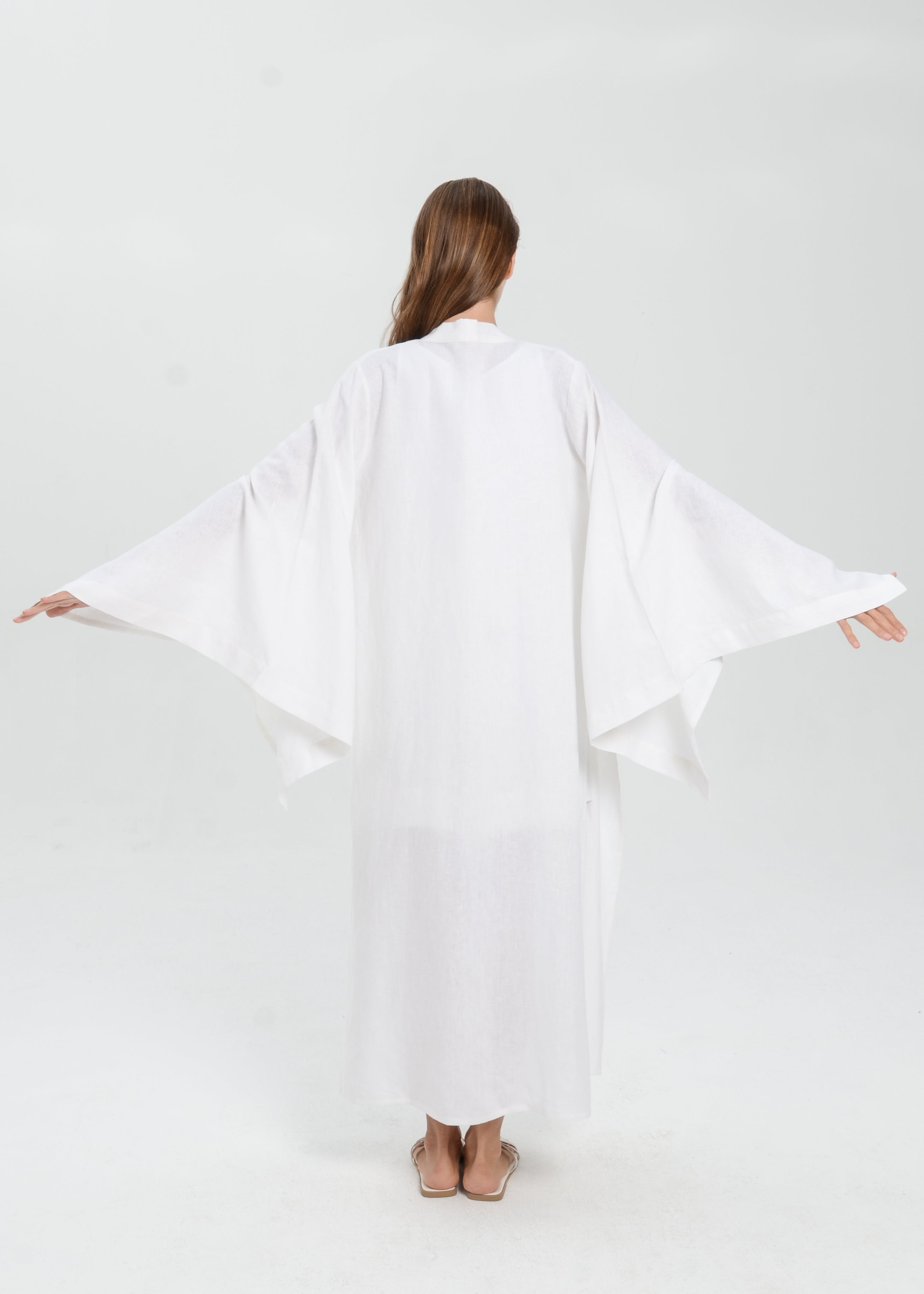 The Essence Linen Top - Batwing Abaya