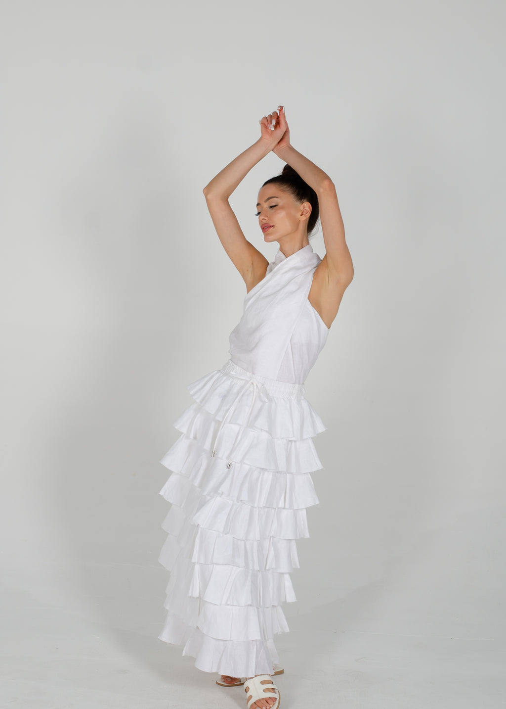 Stella Ruffle Skirt (Long)