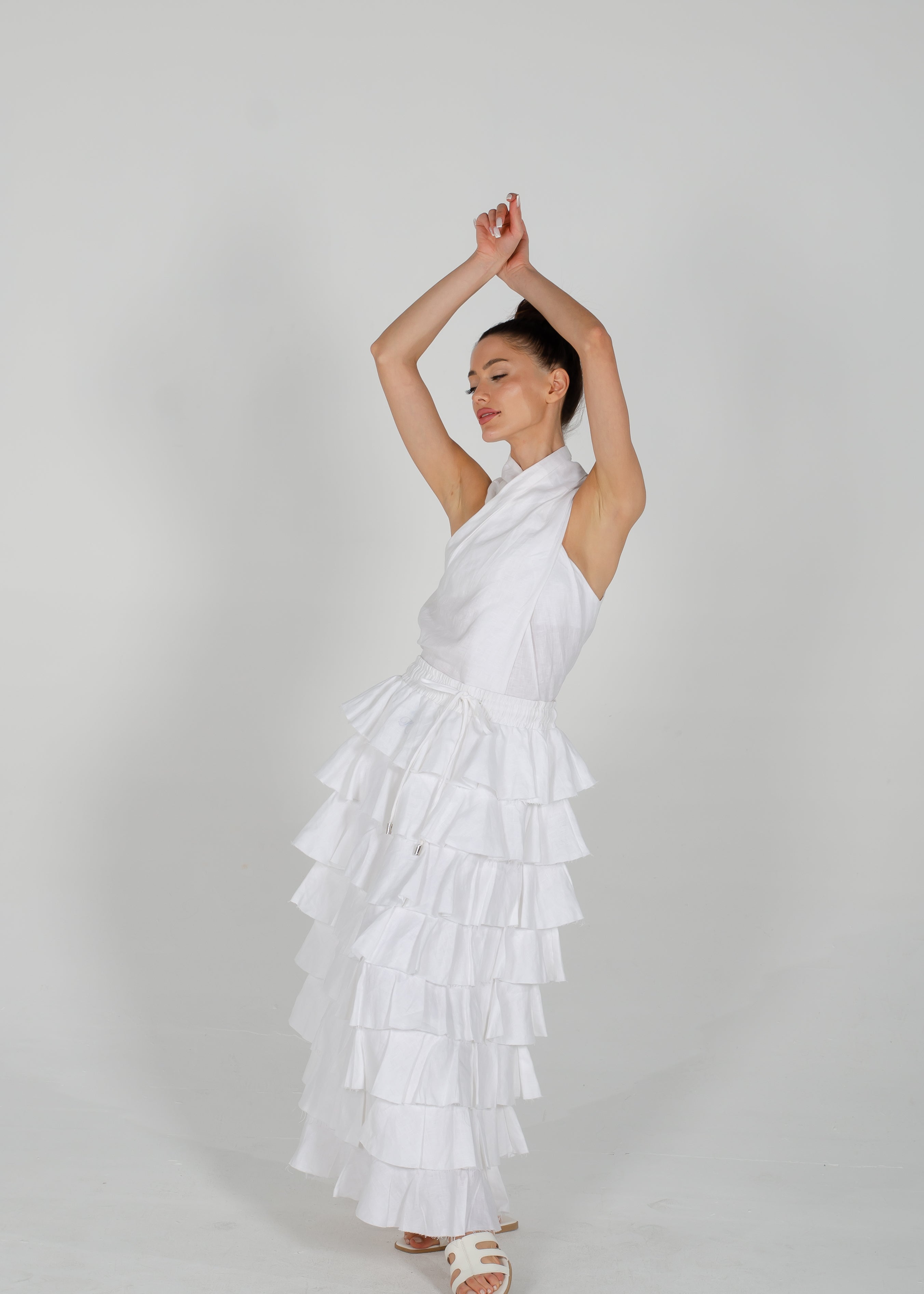 Stella Ruffle Skirt (Long)